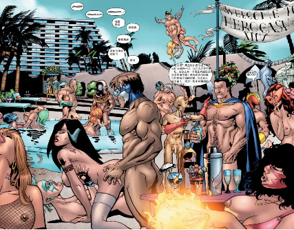 【2D/全彩/无修】 黑袍纠察队外传：英雄狂欢（群英高潮会）【1个pdf+370.45MB】-春日ACG