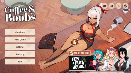 【SLG/动态/养成/互动】咖啡与欧派 v1.2.1 Coffee & Boobs+DLC-春日ACG